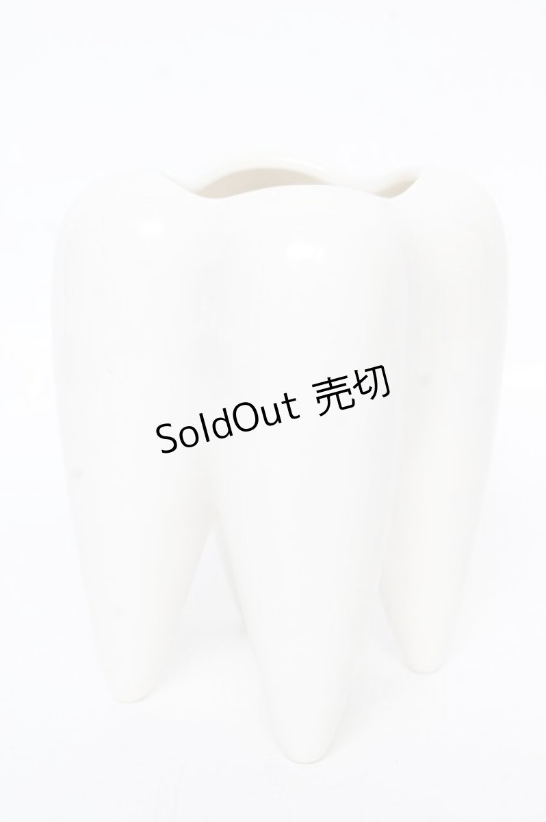 画像2: Q-pot. / TOOTH型　歯ブラシスタンド  ホワイト Y-26-02-13-026-QP-ZA-SZ-ZY (2)