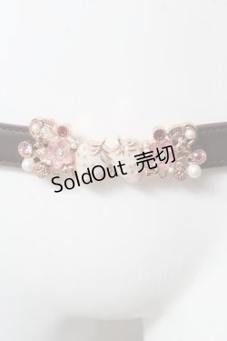 画像1: axes femme / スウィートベリー細ゴムベルト  ピンク Y-26-02-13-027-AX-ZA-SZ-ZY