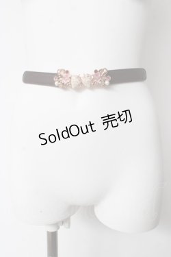 画像2: axes femme / スウィートベリー細ゴムベルト  ピンク Y-26-02-13-027-AX-ZA-SZ-ZY