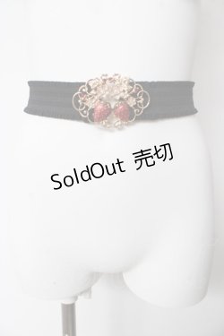 画像2: axes femme / いちごモチーフゴムベルト  赤 Y-26-02-13-028-AX-ZA-SZ-ZY