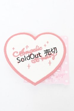 画像1: Angelic Pretty / Love Heart　gritter クリップ  ホワイト×レッド Y-26-02-13-030-AP-AC-SZ-ZY