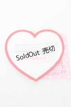 画像2: Angelic Pretty / Love Heart　gritter クリップ  ホワイト×レッド Y-26-02-13-030-AP-AC-SZ-ZY