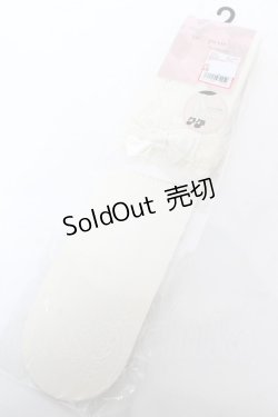 画像1: m petit by misako / AMOVKTPレースリボン 23-25cm 濃白 Y-26-02-13-036-LO-ZA-SZ-ZY