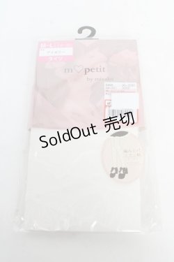 画像1: m petit by misako / AMレースアップシアータイツ M-L 濃白 Y-26-02-13-037-LO-ZA-SZ-ZY