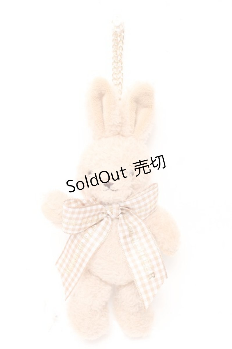 画像1: Maison de FLEUR / 阪急西宮ガーデンズ限定ラビットチャーム F ベージュ Y-26-02-13-042-LO-BG-SZ-ZT639-F001 (1)