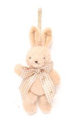 画像1: Maison de FLEUR / 阪急西宮ガーデンズ限定ラビットチャーム F ベージュ Y-26-02-13-042-LO-BG-SZ-ZT639-F001 (1)