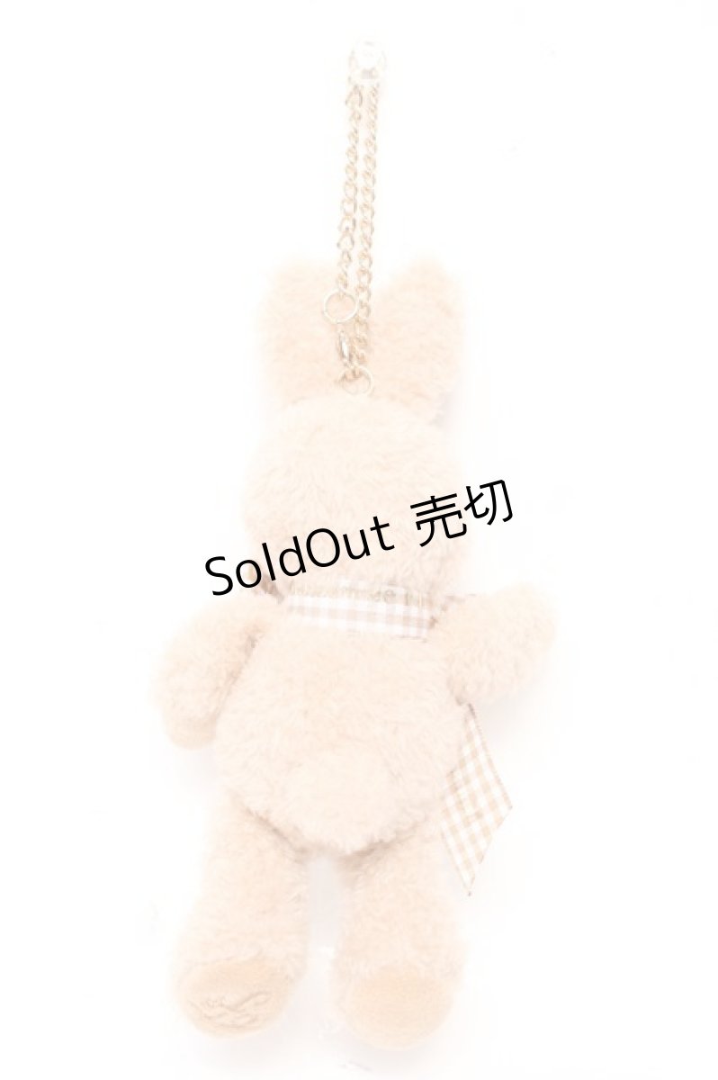 画像2: Maison de FLEUR / 阪急西宮ガーデンズ限定ラビットチャーム F ベージュ Y-26-02-13-042-LO-BG-SZ-ZT639-F001 (2)