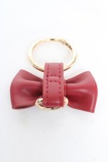 画像2: Maison de FLEUR / リボンキーリング F レッド Y-26-02-13-004-LO-ZA-SZ-ZT636-F005 (2)