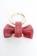画像2: Maison de FLEUR / リボンキーリング F レッド Y-26-02-13-004-LO-ZA-SZ-ZY (2)
