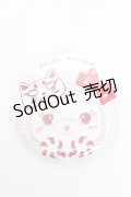 BABY, THE STARS SHINE BRIGHT / BABY京都店限定『お稲荷くみゃちゃん』缶バッジ  白 Y-26-02-13-005-BA-AC-SZ-ZY