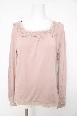 画像1: axes femme / ブレードインナープルオーバー L ピンク Y-26-02-15-054-AX-TO-IG-ZY