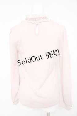 画像2: axes femme / プチスタンドブラウス風インナー M ピンク Y-26-02-15-056-AX-TO-IG-ZY