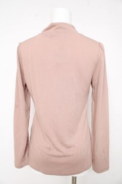 画像2: axes femme / ハイネックレースフリル切替プルオーバー M ピンク Y-26-02-15-058-AX-TO-IG-ZY