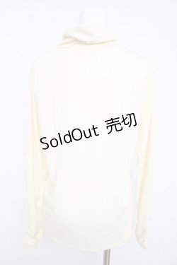 画像2: axes femme / ハシゴレース使いタートル Ｌ 生成り Y-26-02-15-006-AX-TO-IG-ZI