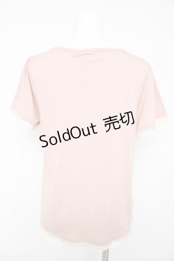 画像2: axes femme / モチーフ付ブロッキングプルオーバー Ｍ ピンク Y-26-02-15-067-AX-TO-IG-ZY