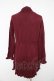 画像2: axes femme / カーディガン風レイヤードトップス M ワイン×アイボリー Y-26-02-15-068-AX-TO-IG-ZY (2)