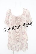 axes femme / フラワーレースプルオーバー M ベージュ Y-26-02-15-072-AX-TO-IG-ZY