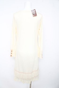 画像2: axes femme / カットソーインナーワンピ M アイボリー Y-26-02-15-082-AX-TO-IG-ZY