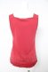 画像2: axes femme / ミニバラタンクトップ M 赤 Y-26-02-15-089-AX-TO-SZ-ZY (2)