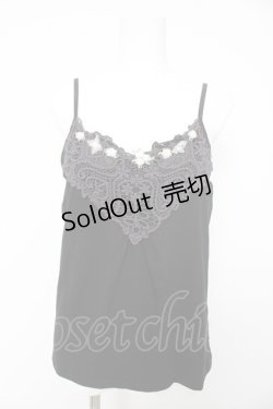 画像1: axes femme / ミニバラキャミソール M 黒 Y-26-02-15-090-AX-TO-SZ-ZY