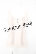 axes femme / ビスチェ風アウタータンク M 淡ピンク Y-26-02-15-091-AX-TO-SZ-ZY