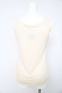 画像2: axes femme / ミニバラタンクトップ M 生成り Y-26-02-15-092-AX-TO-SZ-ZY