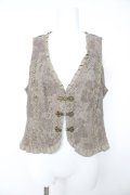 axes femme / ビットデザインレースベスト M カーキ Y-26-02-15-094-AX-TO-SZ-ZY