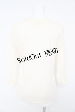 画像2: axes femme / Vネックレーストップス M アイボリー Y-26-02-15-009-AX-TO-IG-ZS