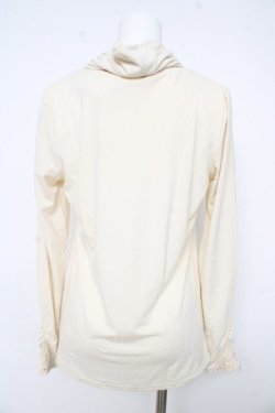 画像2: axes femme / 袖モチーフ付きタートル L 生成り Y-26-02-15-001-AX-TO-IG-ZY