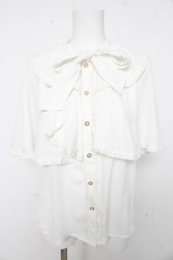 画像1: axes femme kawaii / 3段フリル姫袖ブラウス M 白 Y-26-02-15-105-AX-BL-SZ-ZY
