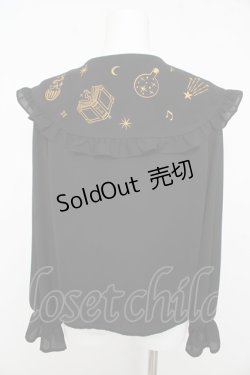 画像2: axes femme kawaii / 【Disney】ファンタジア/ブラウス M 黒 Y-26-02-15-110-AX-BL-SZ-ZS