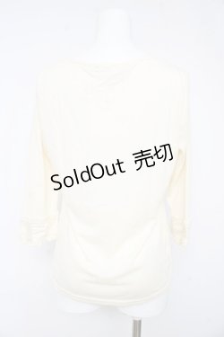 画像2: axes femme / コットンレースインナープルオーバー L アイボリー Y-26-02-15-011-AX-TO-IG-ZS