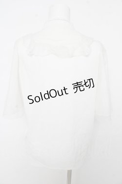 画像2: axes femme kawaii / チュールフリルブラウス M 白 Y-26-02-15-119-AX-BL-SZ-ZS