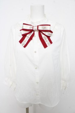 画像1: axes femme / マイメロディ/ブラウス F 白 Y-26-02-15-126-AX-BL-SZ-ZY