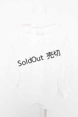 画像2: axes femme / マイメロディ/ブラウス F 白 Y-26-02-15-126-AX-BL-SZ-ZS