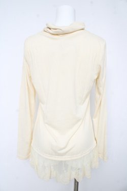 画像2: axes femme / 巻き薔薇カットソー M アイボリー Y-26-02-15-013-AX-TO-IG-ZY