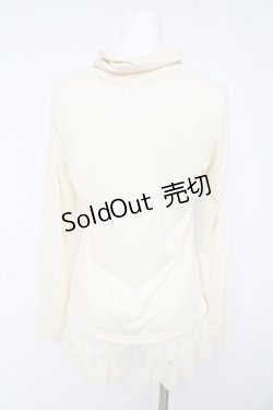 画像2: axes femme / 巻き薔薇カットソー M アイボリー Y-26-02-15-013-AX-TO-IG-ZY