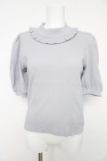 evelyn / ハイネックボリューム袖トップス F アイスグレー Y-26-02-15-139-LO-TO-SZ-ZY