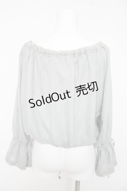 画像2: axes femme / 立体レースブラウジングプルオーバー M ミント Y-26-02-15-145-AX-TO-SZ-ZS