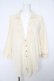 画像1: axes femme / ネックレースポンチョカーディガン M アイボリー Y-26-02-15-015-AX-TO-IG-ZY (1)