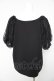 画像2: axes femme / レーススリーブトップ M 黒 Y-26-02-15-154-AX-TO-SZ-ZY (2)