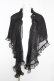 画像1: axes femme / シフォン×レース重ねショール  クロ Y-26-02-15-157-AX-TO-SZ-ZY (1)