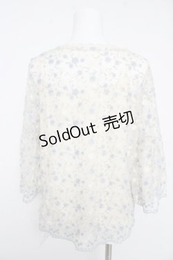 画像2: axes femme / インナー付き総レーストップス  生成り Y-26-02-15-160-AX-TO-SZ-ZS