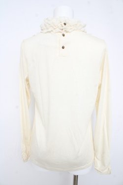 画像2: axes femme / フリルスタンドインナーPO M 生成り Y-26-02-15-002-AX-TO-IG-ZY