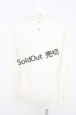 画像2: axes femme / フリルスタンドインナーPO M 生成り Y-26-02-15-002-AX-TO-IG-ZY