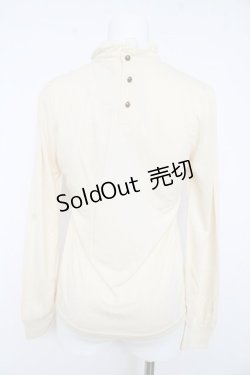 画像2: axes femme / リボンブローチ付きブラウス風プルオーバー【リボンブローチ欠品】 M 生成り Y-26-02-15-020-AX-TO-IG-ZY