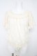 画像1: axes femme / 総レースクロプトトップス M アイボリー Y-26-02-15-024-AX-TO-IG-ZY (1)