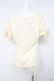 画像2: axes femme / 裾ドットチュールTシャツ M 生成り Y-26-02-15-026-AX-TO-IG-ZY (2)