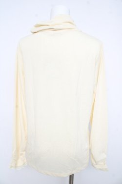 画像2: axes femme / ハシゴレース使いタートル L 生成り Y-26-02-15-003-AX-TO-IG-ZY