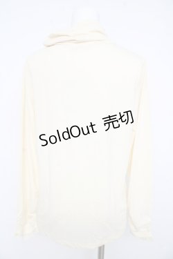 画像2: axes femme / ハシゴレース使いタートル L 生成り Y-26-02-15-003-AX-TO-IG-ZY